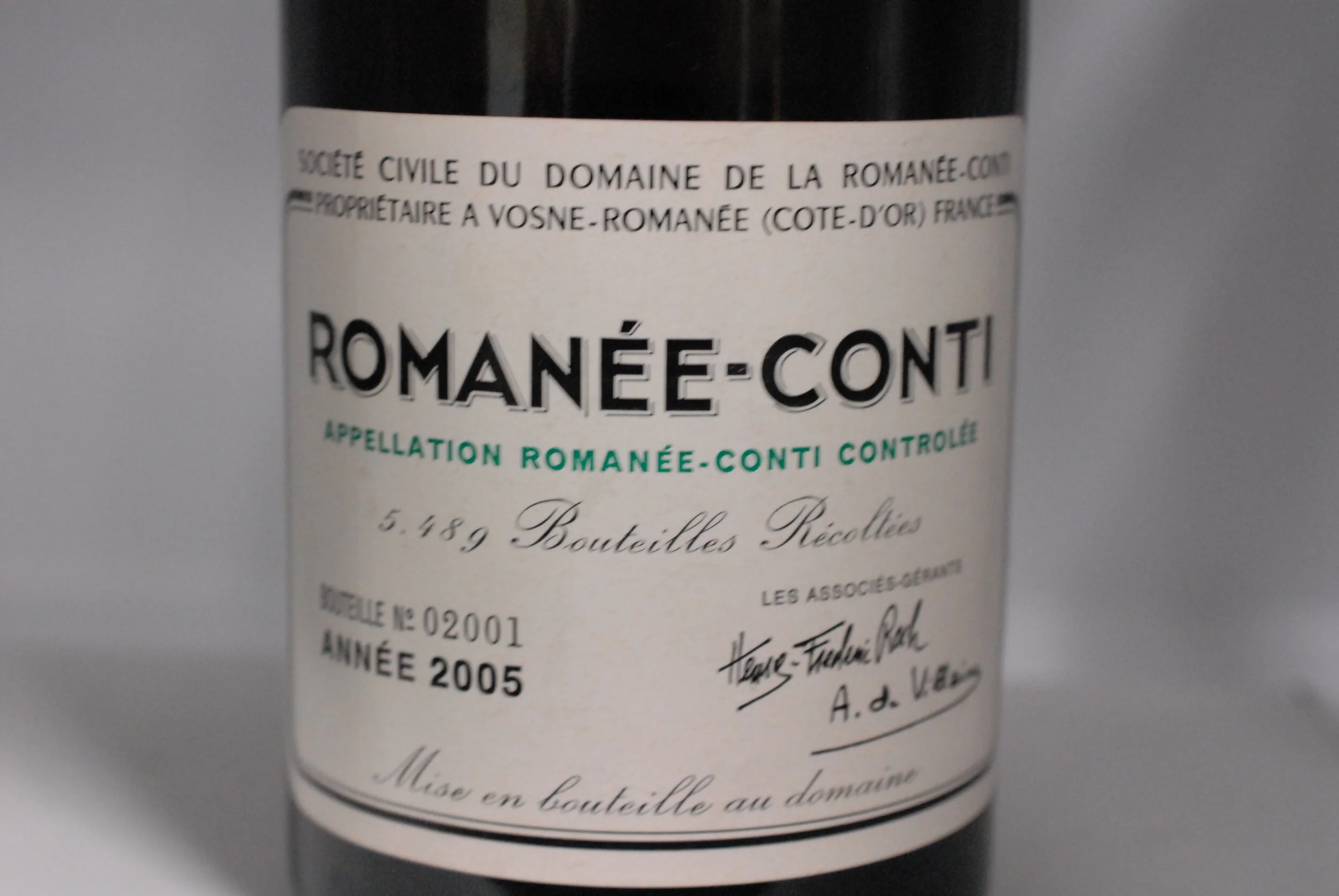 Wine label inspection